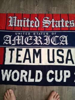 USA WORLD CUP  SCARVES $10 Each