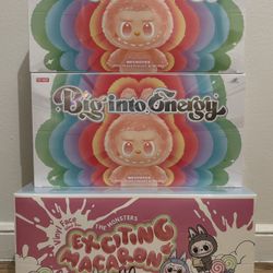 For Sale Labubu Big Into Energy & Exciting Macaron Brand New Sealed