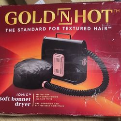  Gold 'N Hot ionic soft Bonnet Dryer 