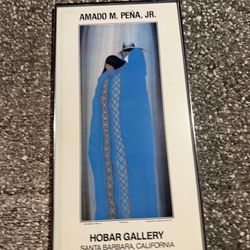 Amado M. Peña Jr. – 1981 Hobar Gallery Exhibition Poster (Framed)