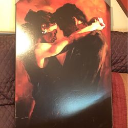 _-#picture #frame #lovers waltz #art #30" x 16.5" new #hang