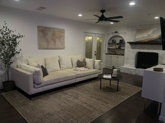 Deep seat sofa