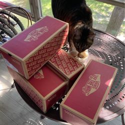 4 Vans Shoe Boxes / Women’s Size 8 / Replacement Shoe Box / $20 For All 4