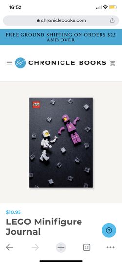 LEGO minifigure journal
