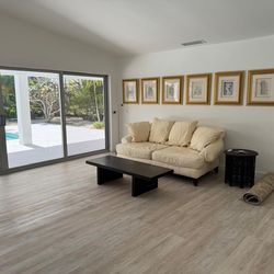 Living room couch and chair set