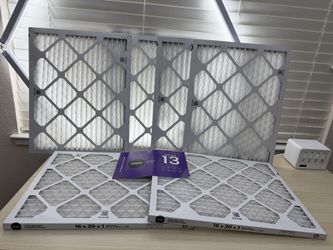 Brand New Simply 16x20x1 Air Filter, MERV 8, 6 Pack, For Home AC Furnace & HVAC (Actual Size: 15.75"x19.75"x0.75")DUST,Pet,Allergy Control. SKU478-S1