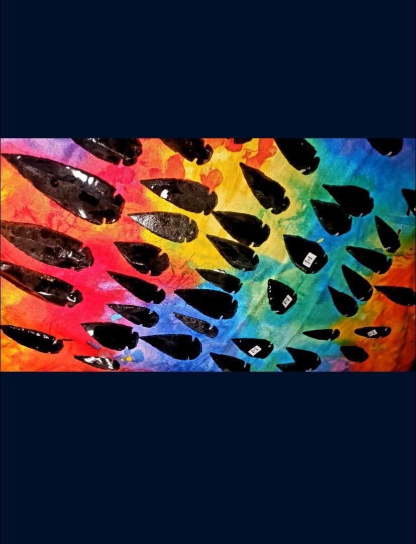 300 Pcs Obsidian ARROW HEADS MEXICAN POLISHED