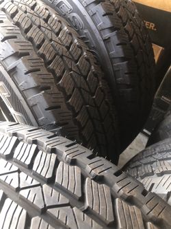 255 70 R 17”  new singles  $125 ea  0-mile  Bridgestone Dueler A/T.  $125 ea.