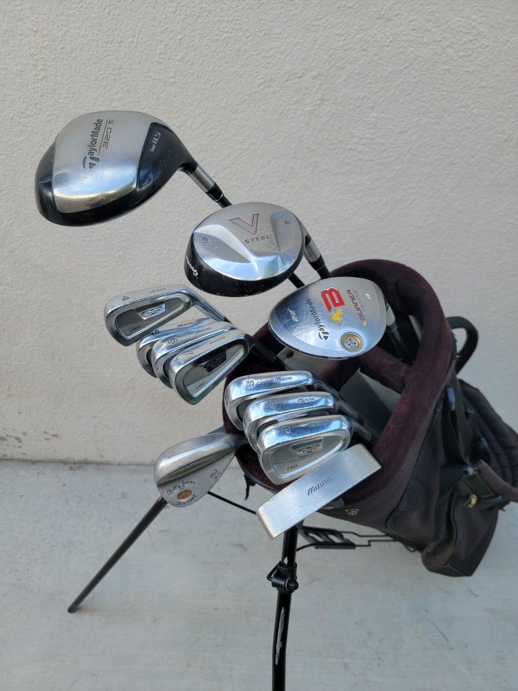 Taylormade & Mizuno Golf Set Right Handed