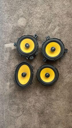 4 JL Audio C1-650x 6.5” Car Speakers – Set of 4