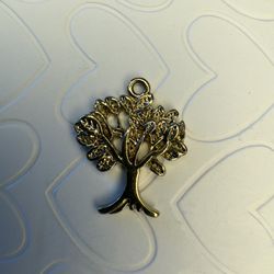 Gold Tree Necklace Pendant