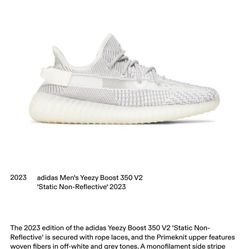 Yeezy 350 V2 size 11 1/2 Static