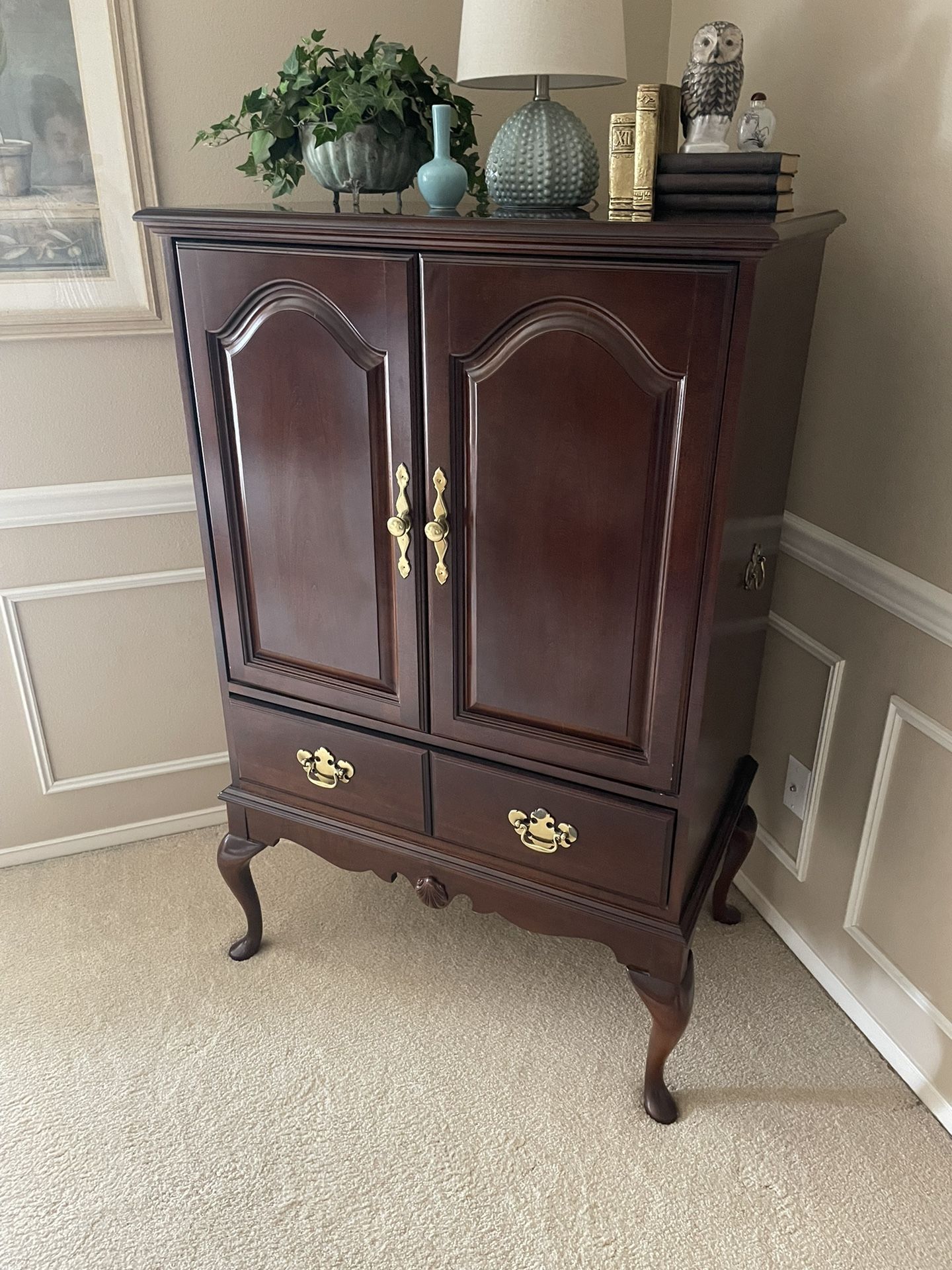 Vintage Queen Anne Armoire