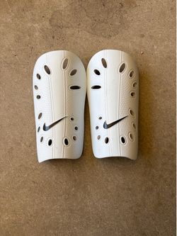 Nike soccor shin guards (light blue)