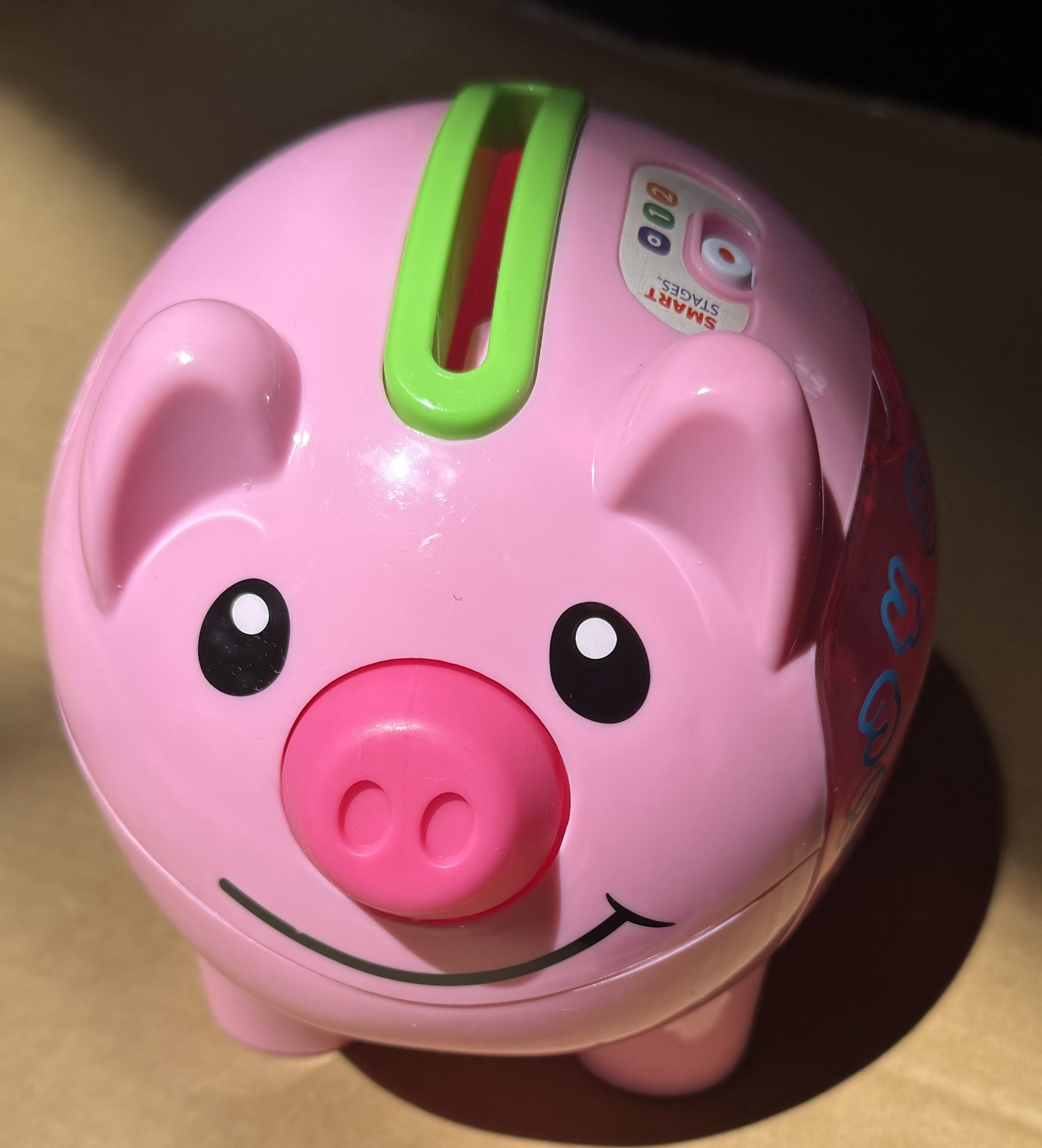 Fisher Price Laugh and Learn Smart Stages Piggy Bank / No Spare Coins
