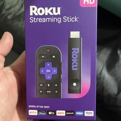 Roku Streaming Stick HD 2025 — HD Streaming Device for TV with Roku Voice Remote, Free & Live TV