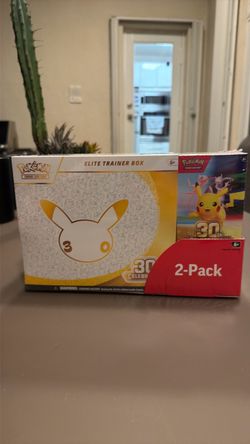 Pokemon 30th celebrations ETB booster bundle. 6 available