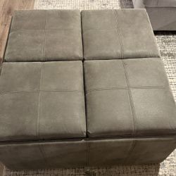Storage Ottoman with 4 Hidden Stools