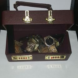 Boss Made Views gold 2 combo lock jewelry box Stash Box