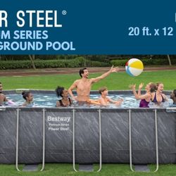 Unopened Box Above Ground Pool 20' x 12' x 48"