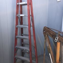 8’ Ladder Fiberglass Double Step