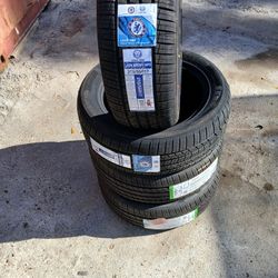 2 Achilles & 2 Lion Sport Tires 