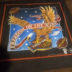 Vintage Harley Davidson Bandana - Officially Licensed - Made in USA