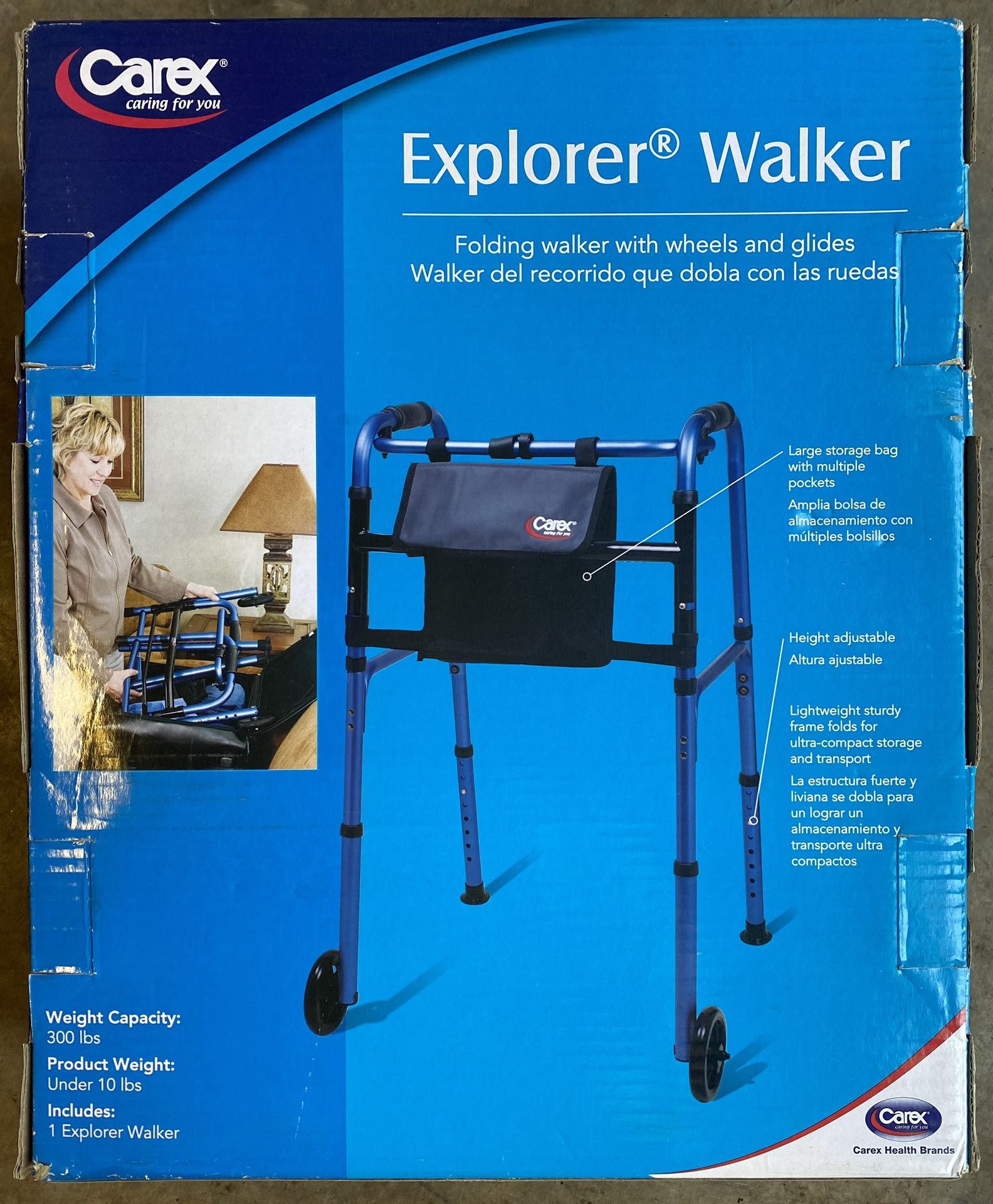 Carex Explorer Portable Walker for Sale in Woodruff, SC OfferUp
