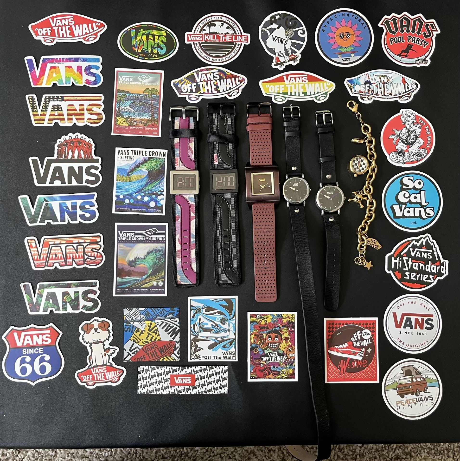 VANS Collector’s Watches & Stickers
