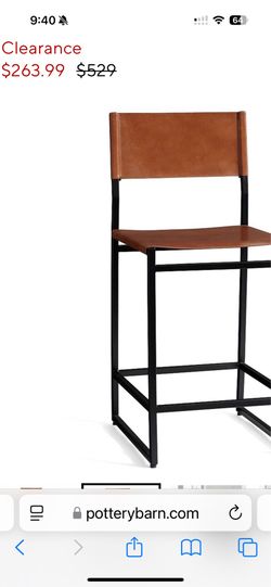 Pottery barn   Bar stool