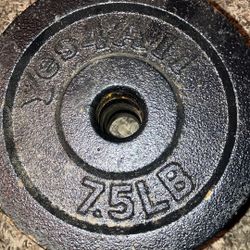 Set Of 4 7.5lb Weight Plates