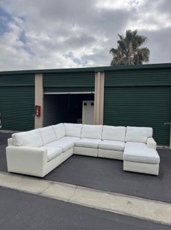 Pottery Barn U Shaped Sectional Sofa W/ Slip Covers