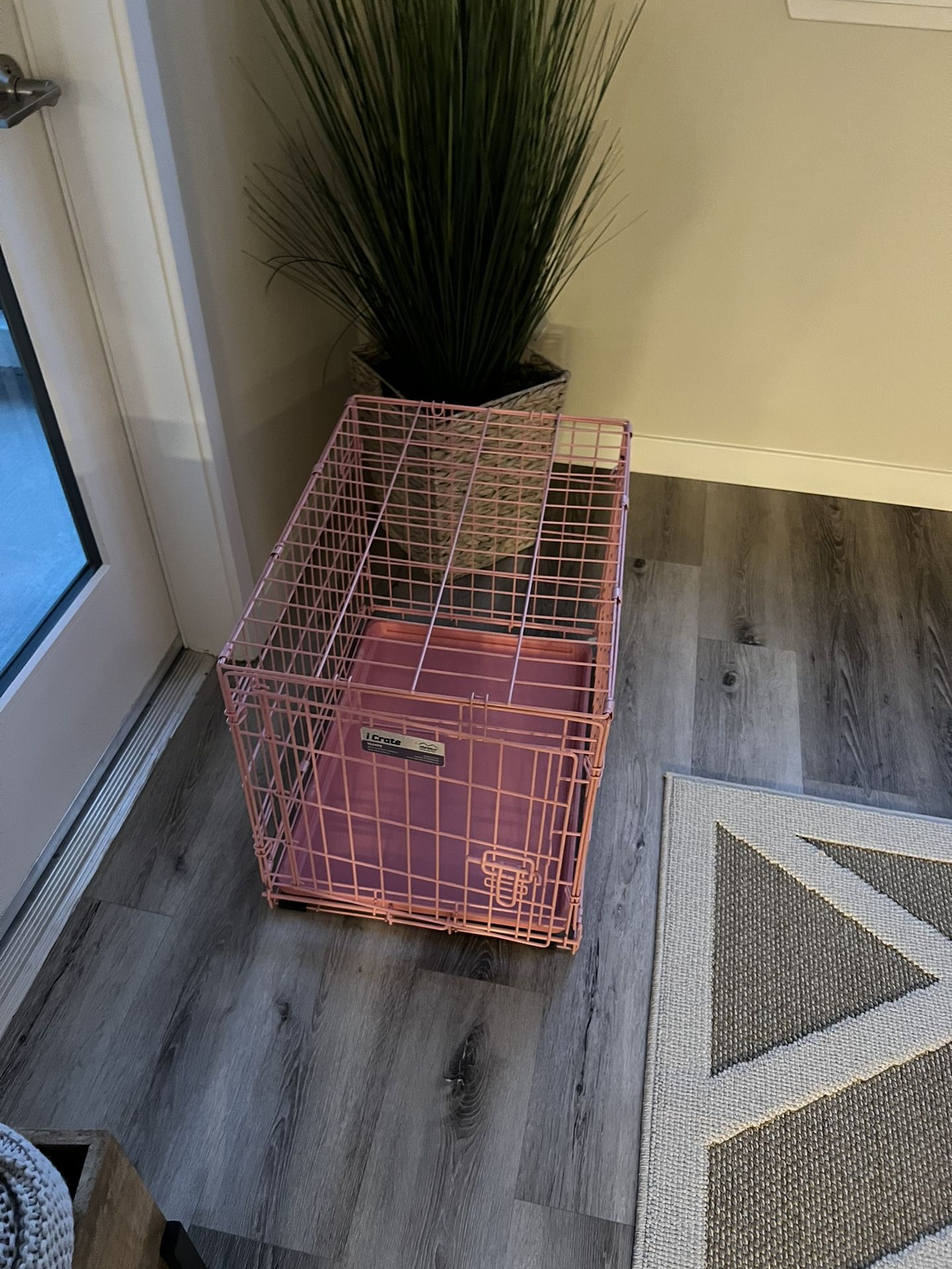 Small Pink Dog Crate, Brand New, Used Once for Sale in Chula Vista, CA