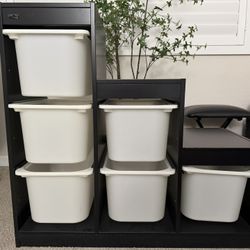 IKEA TROFAST Storage combination with White Shelves