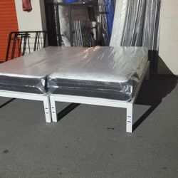 2 Twin beds can delivery new