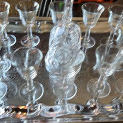 Vintage 1930s–1940s French  Cordial Glasses – Stamped France (Set of 12)