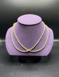 24in Rope Chain 10k