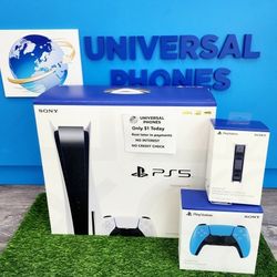 SONY PLAYSTATION PS5 DISC VERSION NEW IN BOX $1 DOWN TODAY REST IN PAYMENTS.NO CREDIT CHECK 