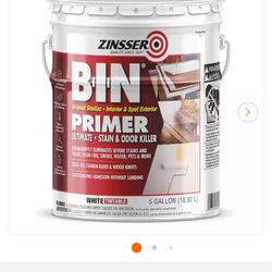 New 5 Gal Zinnser Primer 