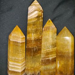 Yellow Fluorite Towers