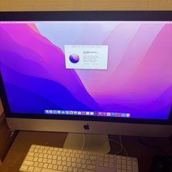 Apple iMac A1419 27” / I7-6700k/ 16GB RAM / 1TB Fusion Drive / 5k Screen
