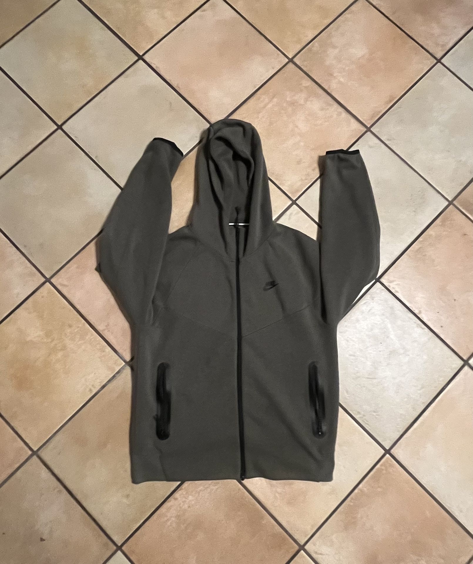 Dark Green Nike Tech
