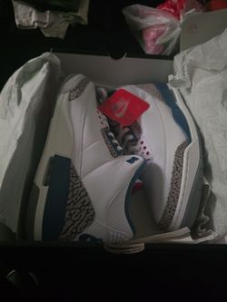 Jordan 3 true blue Sz 10.5  NEW