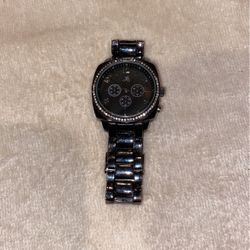 SS Men’s Women’s watch With Gems On Bezel 