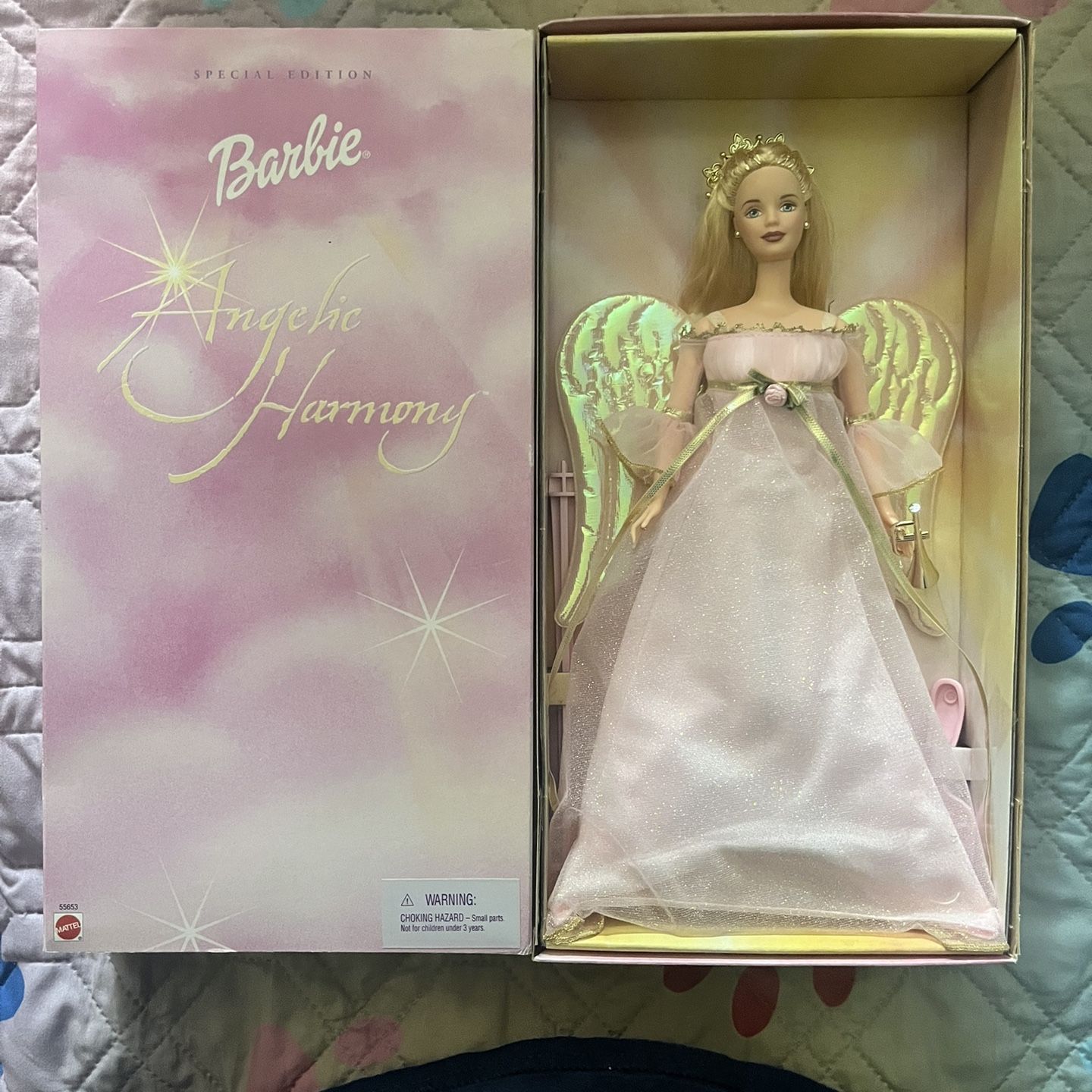 2001 ANGELIC HARMONY BARBIE Special Edition Pink Doll 55653 Mattel Vintage for Sale in Goldsboro NC OfferUp