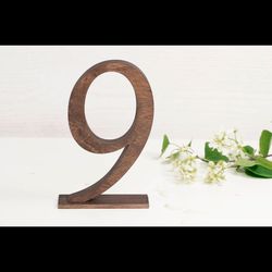 Wooden Table Numbers 1-20