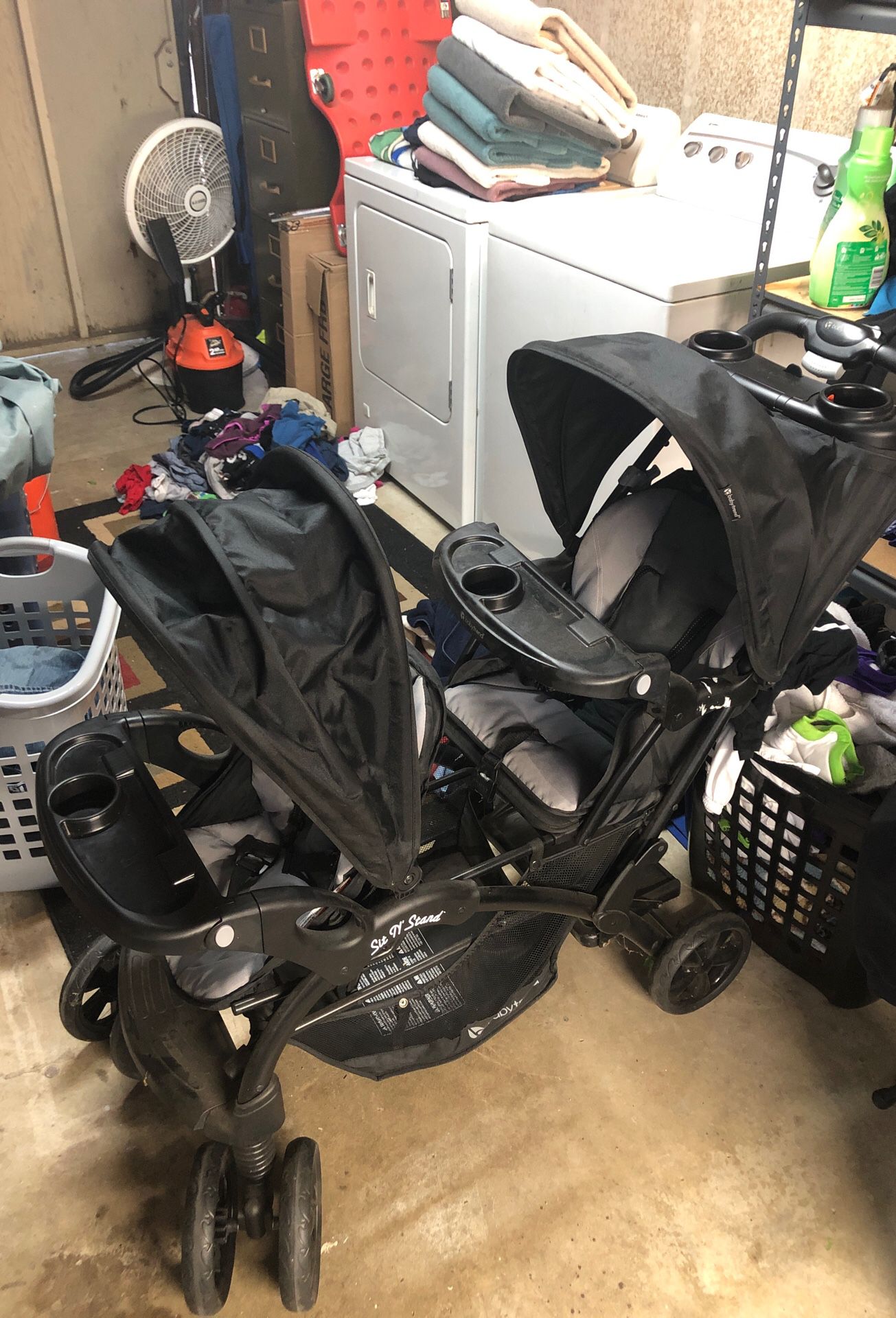 Babytrend sit n stand double stroller Clean/Like New