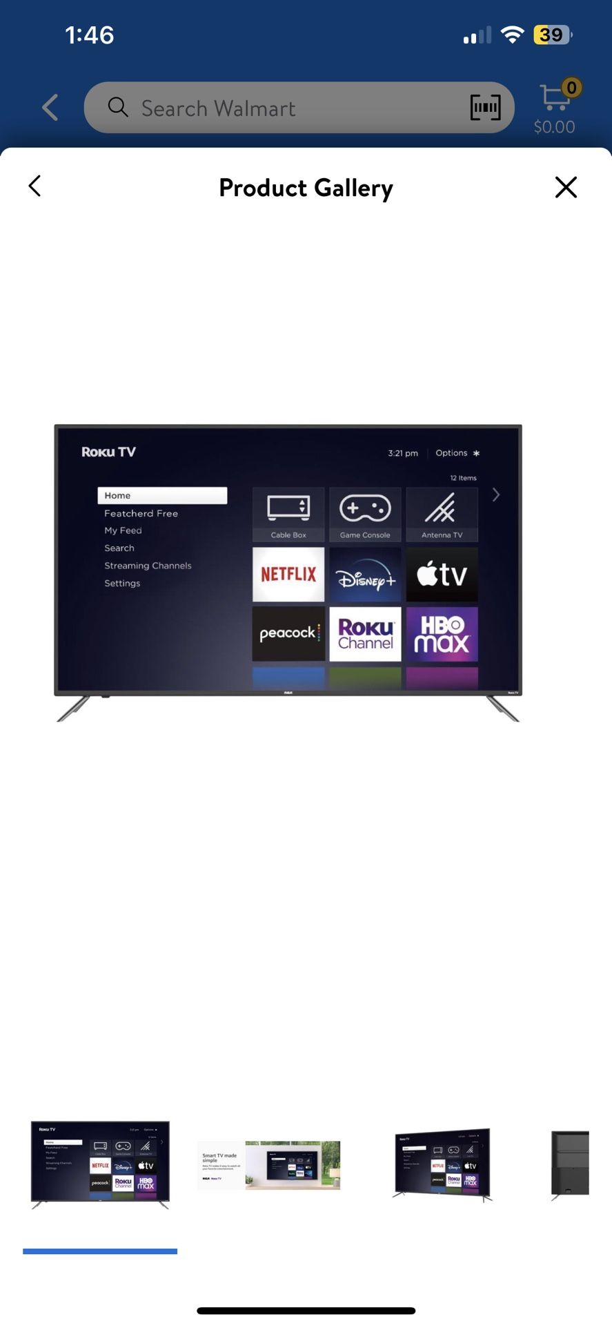 43 In Roku Tv