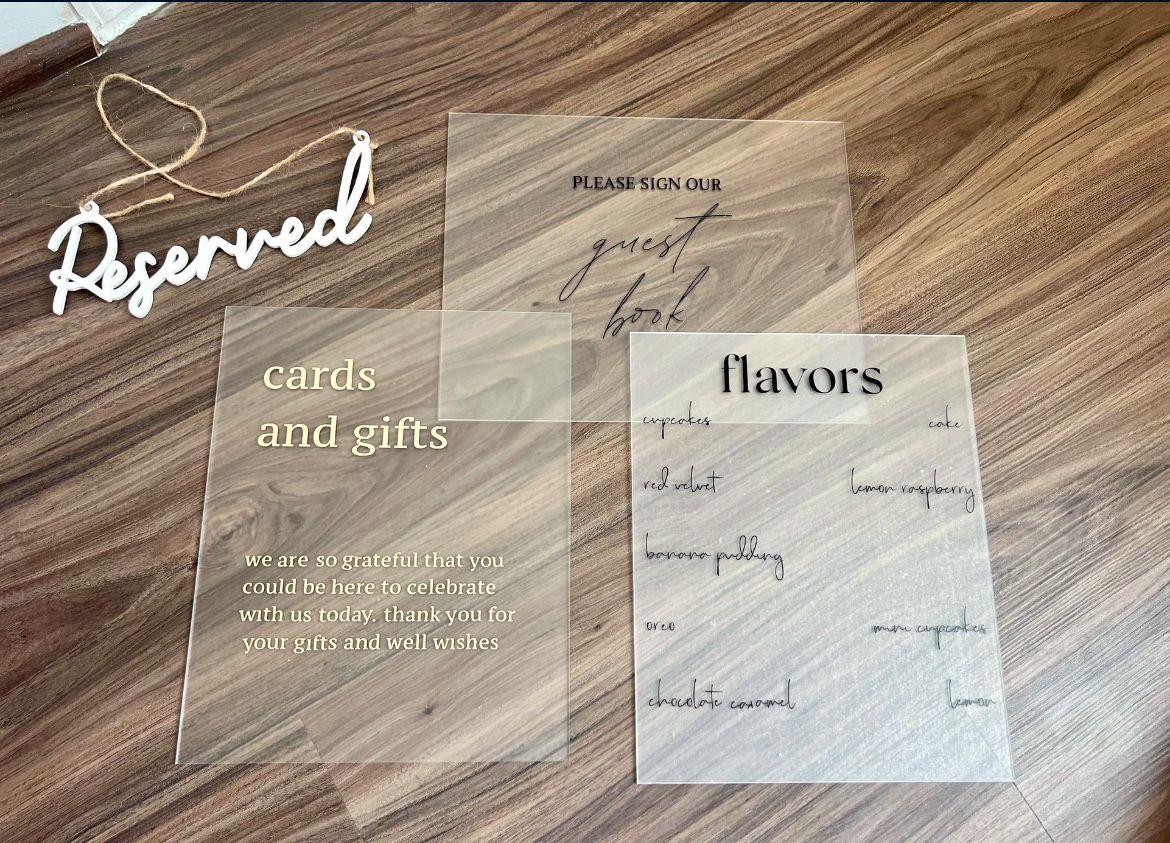 Wedding Signs
