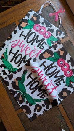 Metal Door Sign, Matching Flag 